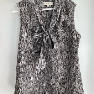 Loft sleeveless dressy blouse